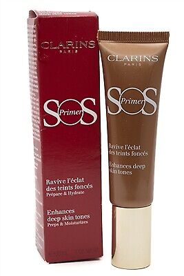 Clarins SOS Primer Enhances Deep Skin Tones - (07 Mocha) - 1 oz