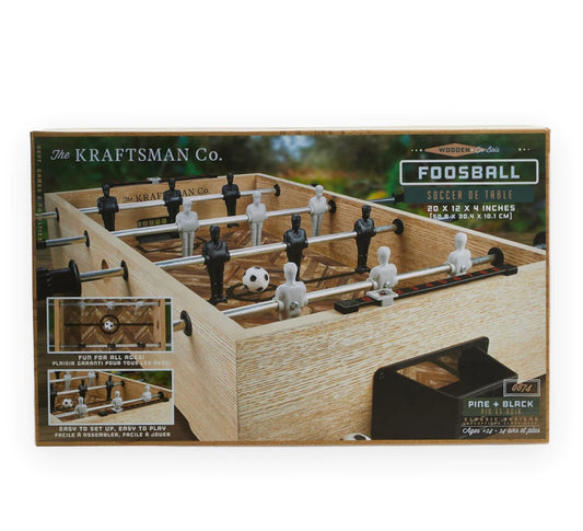 Kraftsman Company Board Games Wooden Tabletop Foosball